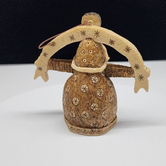 Caribou Canyon Santa Claus Figurine Merry Christmas Banner 4.5" - Picture 5 of 7